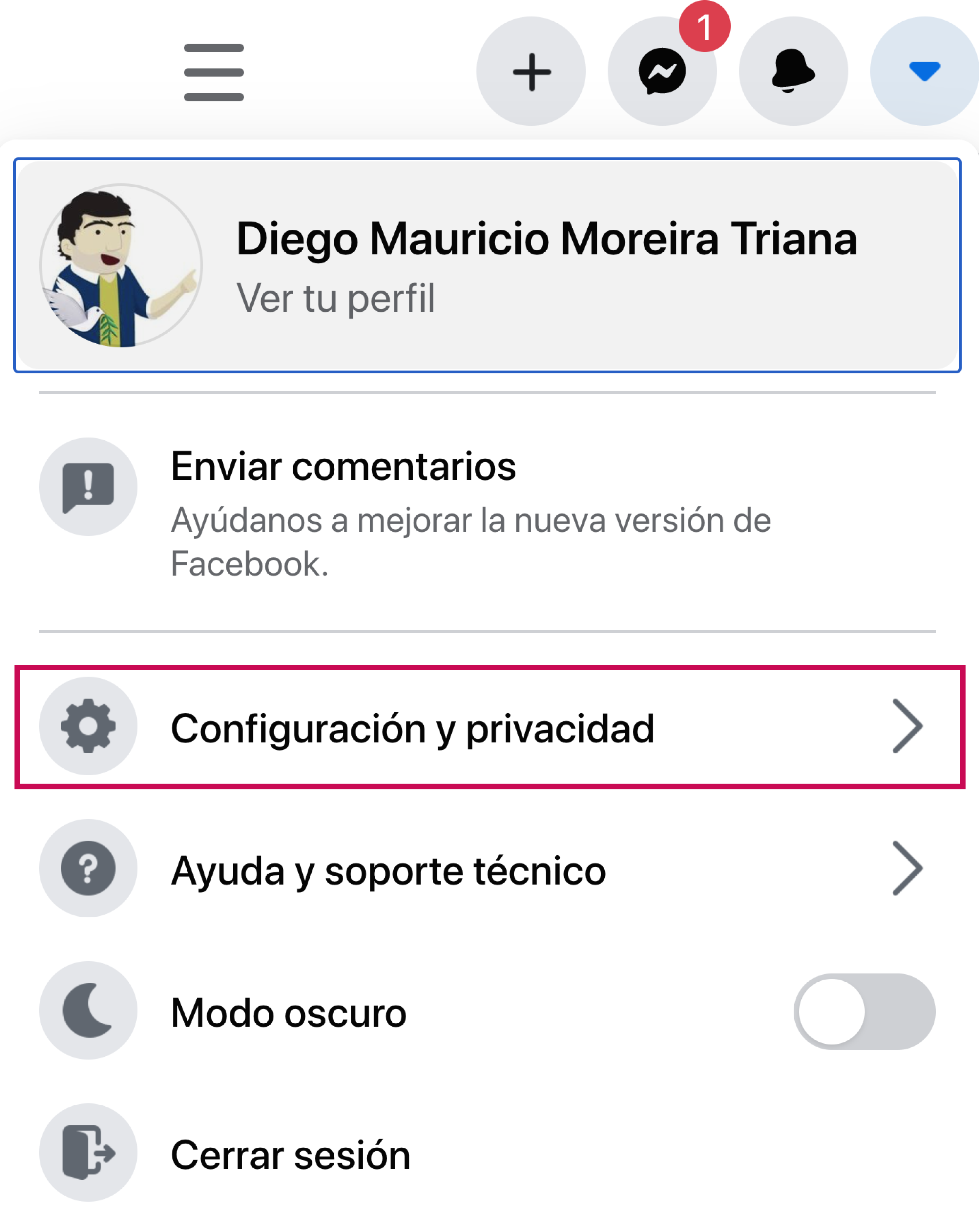 Configuración de privacidad